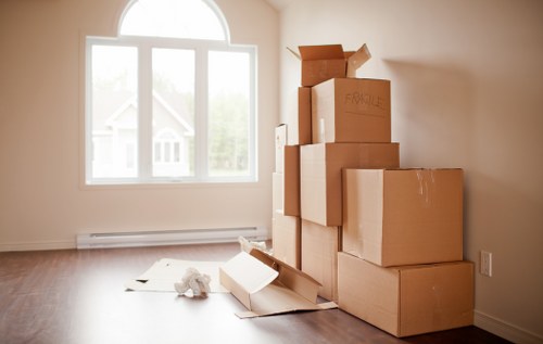 Confidential files packed for long-term document storage