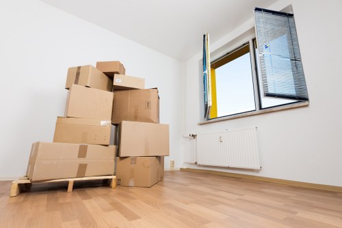 Packing services in Highbury organizing boxes and labels for relocation